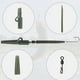 thumbnail image 3 of Kit de 40 pinzas para pesca de carpas, conos de cola giratorios y estuche de almacenamiento portátil. Verde oscuro, 3 of 9