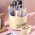 thumbnail image 6 of Qholemyo 360 Degree Rotating Desktop Pen Organizer Student Office Stationery Makeup Brush Bucket Desk Organizer Organization And Storage Office Supplies, 6 of 6