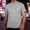 Grey, variant on Men'S T Shirts T Shirt Soft White Crew Neck Casual Basic T Shirt For Men Black M