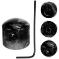 thumbnail image 2 of SHISUYAN Electric Guitar Knobs for Volume Tone Control with Wrench Compatible for Most Guitars Black Plastic 1 Set, 2 of 8