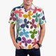 thumbnail image 1 of Fotbe Colorful Butterflies Camiseta Polo de Golf para Hombre con Estampado – Camisa Deportiva Transpirable con Cuello Abotonado-Medium, 1 of 6
