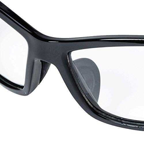 Sellstrom Safety Glasses - XP460 Series - Smoke Lens -Black/Green Frame - Sta-Clear&reg; HC/AF