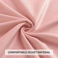 thumbnail image 6 of Furniliving Velvet Vanity Stool, Modern Swivel Round Ottoman, Adjustable Makeup Chair, Pink, 6 of 9