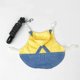 thumbnail image 1 of Rabbit Harness and Leash Small Animal Clothes for Rabbit Guinea Pig, Bunny Plaid Harness Leash Guinea Pig Blue Denim Black and White Plaid Dress, 1 of 5