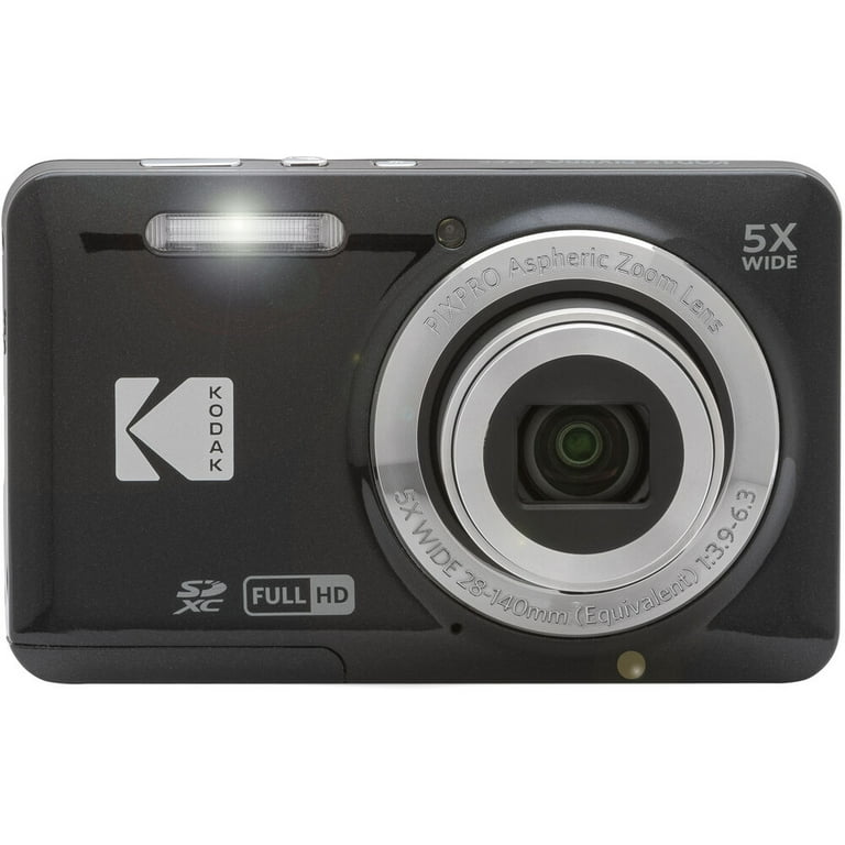 Open Box Kodak PIXPRO FZ55-BK 16MP Digital Camera 5X Optical Zoom