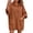 20# Brown, variant on Oversized Long Hoodies for Women 3/4 Sleeve Drop Shoulder Y2k Hoodies Dress Drawstring Lightweight Baggy Sweatshirt Dress Comfy Tunic Long Hooded Sweatshirts Travel Lounge Fall Pullover with Pockets