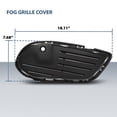 thumbnail image 3 of Front Bumper Fog Grille Cover 2Pcs Fit For 2015-2018 Mercedes Benz C-Class W205, 3 of 10