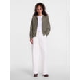 thumbnail image 3 of Scenario Women's and Women's Plus Full Zip Hoodie Sweater, Sizes XS-4X, 3 of 6