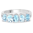 thumbnail image 3 of 1.80 Carat Genuine Blue Topaz .925 Sterling Silver Ring QJ Model, 3 of 3
