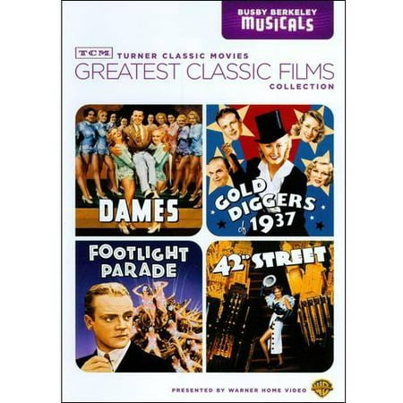 TCM Greatest Classic Films: Busby Berkeley Musicals - 42nd Street / Gold Diggers Of 1937 / Footlight Parade / Dames (Full Frame)