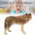 thumbnail image 4 of Children's simulation wild animal wolf model ornamental toy (B), 4 of 5