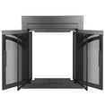 thumbnail image 3 of Axel Glass Firescreen Hammered Black - Small, 3 of 7