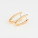 thumbnail image 3 of Modernas Arracadas en V para Dama con Swarovski Oro 18K Lam dorado Unitalla, 3 of 7