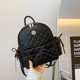 thumbnail image 2 of Mochila con lazo y bordado de diamantes para mujer, primavera y verano 2025, nueva, combina con todo, informal, versión coreana, mochila escolar, 2 of 5