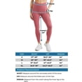 thumbnail image 3 of (2 pack) Turtle Bay New York Womens High Waist 7/8 Leggings in Double Knit Polyester Blend Fabric with side Pockets, 3 of 9