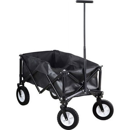 Sandusky 35" x 17" Folding Wagon, Black
