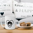 thumbnail image 5 of WIRESTER 11oz 325ml Ceramic Tea Cup Coffee Mug With Handgrip For Gift, Birthday, Anniversary, Christmas - Cute Funny Cartoon Eyes Mouth, 5 of 7