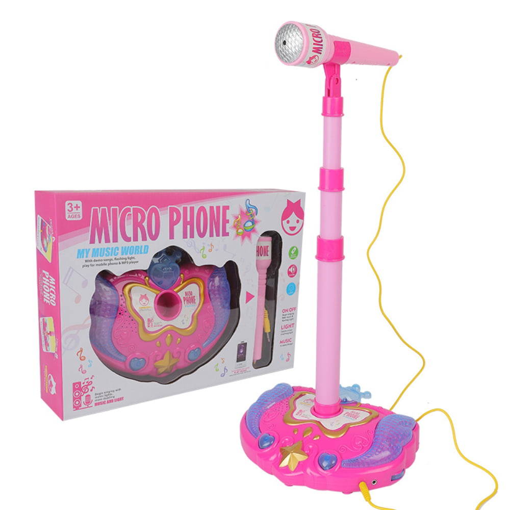 7.5" Mini Music Player Learning Karaoke Microphone Toys For Kids Children Gift 
