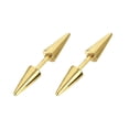 thumbnail image 2 of 1 Par de Aretes con Remaches Y Remaches de material acero Inoxidable 361L Punksteam Fashion Unisex Oro, 2 of 4