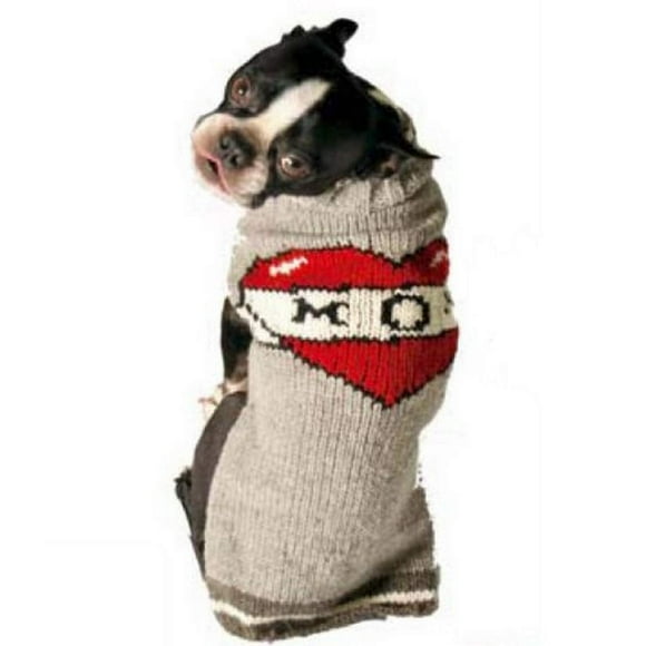 Chilly Dog Tattooed Mom Dog Sweater, Medium