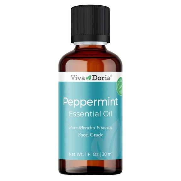 Viva Doria 100% Pure Northwest Peppermint Essential Oil, Undiluted, Food Grade, , 30 mL (1 fl oz)