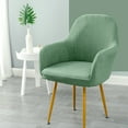 thumbnail image 2 of ZheElen 4pcs Polyester Elastic And Flexible Dining Chair Slipcovers For Versatile Size High Arm Chair Cover pale purple, 2 of 6