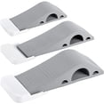thumbnail image 2 of Big Door Stopper, Heavy Duty Rubber Door Stop Wedge,Multi Surface Design,Non-Scratching Door Stop 4 Pack Grey, 2 of 7