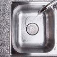 thumbnail image 4 of Zshan Set of 2 Sink Strainer - Shower Filter - Drain Cover - Hair Catcher for Shower - Shower Hair Trap - Drain Unblocker - Round Metal - Shower Accessory Sink Drainer, 4 of 5