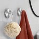 thumbnail image 2 of Precio sorpresa!Ganchos con ventosa para ducha, baño, colgar toallas, bata, lufa, montaje en puertas de ducha de vidrio, azulejos, espejos, cepillado, paquete de 2, 2 of 7