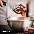 thumbnail image 2 of Walfos Small Whisk,304 Stainless steel Mini Whisk, Non-Rust ＆ Strong Handles, 8.5in Metal whisk,Heat resistant 600°F Dishwasher Safe.Egg whisks for Cooking, Blending, Whisking, Beating and Stirring, 2 of 8