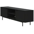 thumbnail image 2 of Nexera Hamilton Tv Stand with 2 Storage Cabinets Fits Tv's up to 70", Black, 2 of 8