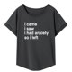 thumbnail image 1 of Camiseta para mujer Yuyangstore Ropa deportiva de recuerdo femenina Manga corta de moda SG, 1 of 8