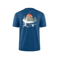 thumbnail image 3 of FINALGANG Mens Casual Print Fishing T Shirt Short Sleeve Crewneck Quick Dry Performance Athletic Tee For Beach Summer Daily Wear Navy XXL, 3 of 5