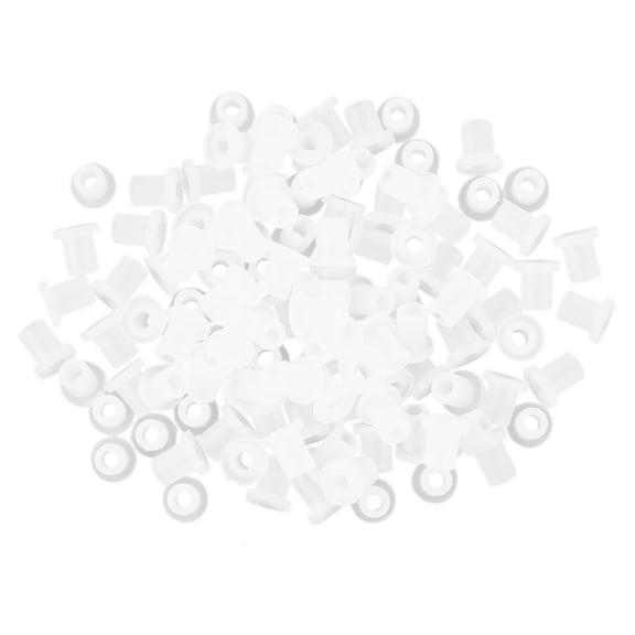 100PCS Tube Rubber Hollow Sealing Plug Elbow Fitting