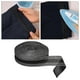 thumbnail image 1 of 24 mm Borde del pantalón Acortar los pantalones autoadhesivos Pasta bucal Cinta de coser con plancha Cintas de fijación de tela para pantalones Jeans Negro Soledad Pasta de boca para pantalones, 1 of 10