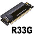 thumbnail image 2 of PCI-E 5.0 X16 Half Height to Full Height Extension Riser Card PCIe5.0 X16 Test Card Support External Power Supply, 2 of 6