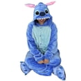 thumbnail image 2 of Unicorn Cat Bodysuit Adult Animal Stitch Totoro Bodysuit Women Men Couple Winter Pajama Set Sleepwear Home Clothes, 2 of 5