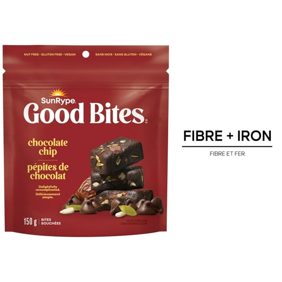 SunRype Good Bites Chocolate Chip Bites, 150 g
