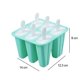 thumbnail image 3 of Moldes Para Paletas Bandeja de moldes de paletas de hielo de bricolaje para el hogar para hacer helados de silicona (verde de 6 celdas) Sywqhk Libre de BPA, 3 of 7