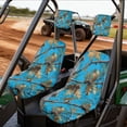 thumbnail image 2 of KUIFORTI Blue Camouflage UTV Seat Covers Scratch-resistantSeats Cover for UTV Elastic Fabrics Rhino Seat Cover Set(4 PCS) Compatible with Yamaha Rhino 700 660 450 2004-2021, 2 of 7