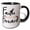 Black/White, variant on 3drose, Faith Forward with an Image of a Watercolor Heart Arrow, 11oz Two-tone Yellow Mug
