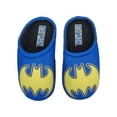 thumbnail image 2 of Batman Boys Classic Long Sleeve Top and Pants 2-Piece Pajama Sleep Set with Slippers, Sizes 4-12, 2 of 5