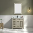 thumbnail image 7 of Legion Furniture 36" Light Oak Finish Sink Vanity Cabinet With Carrara White Top, 7 of 7