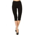 thumbnail image 3 of 3 Pack Women's High Waisted Capri Jegging Stretch Jean Style Capris Size S -3XL Inseam 19", 3 of 6