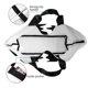 thumbnail image 4 of Balery Milk Cow Bolsa Tote Estilo Estético con Cremalleras, Bolsa de Hombro, Bolsa de Compras Grande y Plegable, 4 of 8