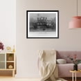 thumbnail image 3 of Historic Framed Print, The Tower of London [viewed from across Thames River], 17-7/8" x 21-7/8", 3 of 9