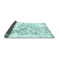 thumbnail image 2 of Ahgly Company Indoor Square Abstract Light Blue Modern Area Rugs, 4' Square, 2 of 4