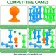 thumbnail image 2 of 12 piezas de juguetes con ventosas, juego de dardos con ventosas, juguetes sensoriales para niños, palo de succión de silicona suave, 2 of 5