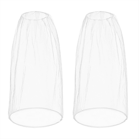 2 Pack Large Mosquito Net 99 X 66CM Mosquito Head Net Oversized Insect Netting Bug Fits Most Hats for Gardening White,2 Pack Large Mosquito Net,White