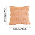 thumbnail image 3 of DVKOVI Fall Throw Pillow Covers Halloween Pumpkin Pattern Soft Plush Faux Couch Cushion Cover for Sofa Chair Beige B, 3 of 9